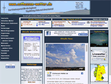 Tablet Screenshot of osthessen-wetter.de